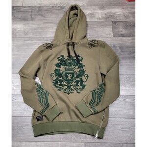 Krome + Men's Pullover Sweatshirt/Hoodie Krome Goldenage Size XL Olive Green